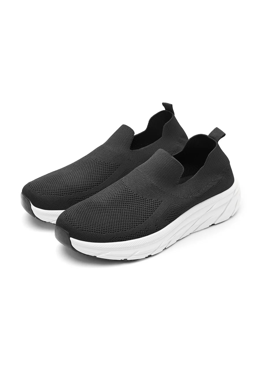 Men’s Casual Walking Sneakers – Breathable Knit Upper
