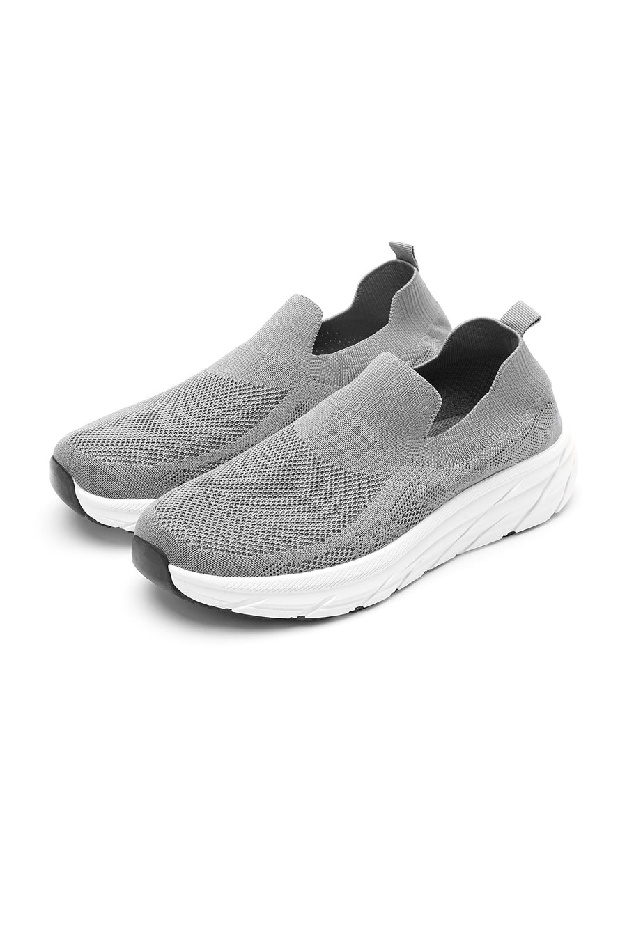 Men’s Casual Walking Sneakers – Breathable Knit Upper